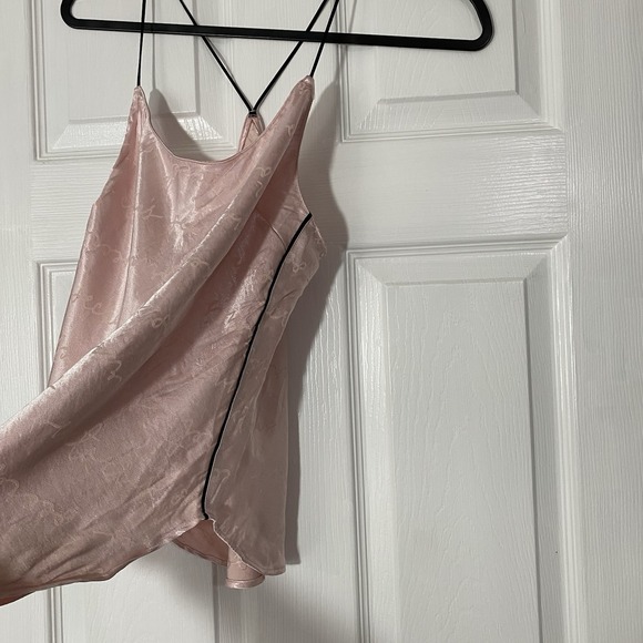 Victoria's Secret Slip Top Pink Silky Satin Size Small Pajamas Top Sexy - Picture 3 of 6